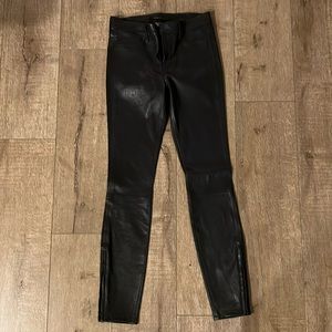 J Brand leather pants